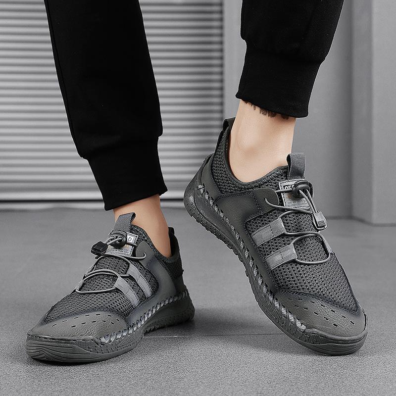 Mesh running trendy shoes spring new outdoor sports shoes sewn breathable youth casual shoes
