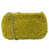 Party Bag 2way Shoulder Bag Wire Yellow Women Used