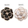 Jewelry Accessories Elegant Pin Enamel Rose Flower Brooch Alloy Coat Brooch Pearl
