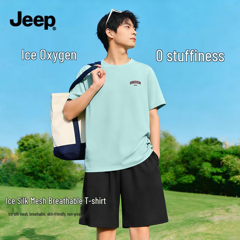 JEEP Men s Ice Silk Quick-Dry Sports T-Shirt M