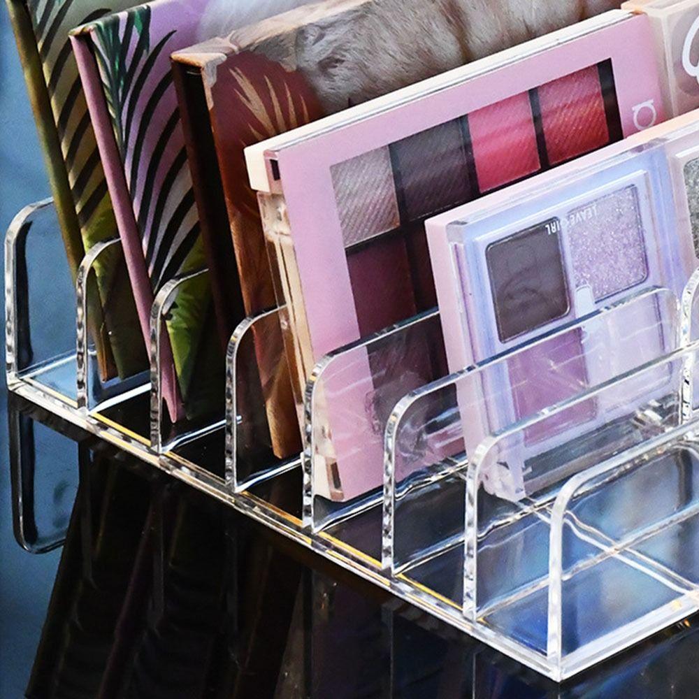 Transparent Eyeshadow Organizer 7 Space Display Storage Case Makeup Drawer Organizer  Desktop