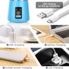 Compact USB Rechargeable 6-Blade Mini Cyclone Juicer