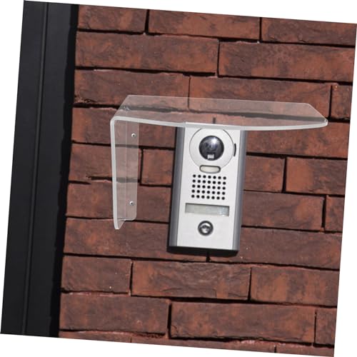 Electronic door lock rain cover transparent color