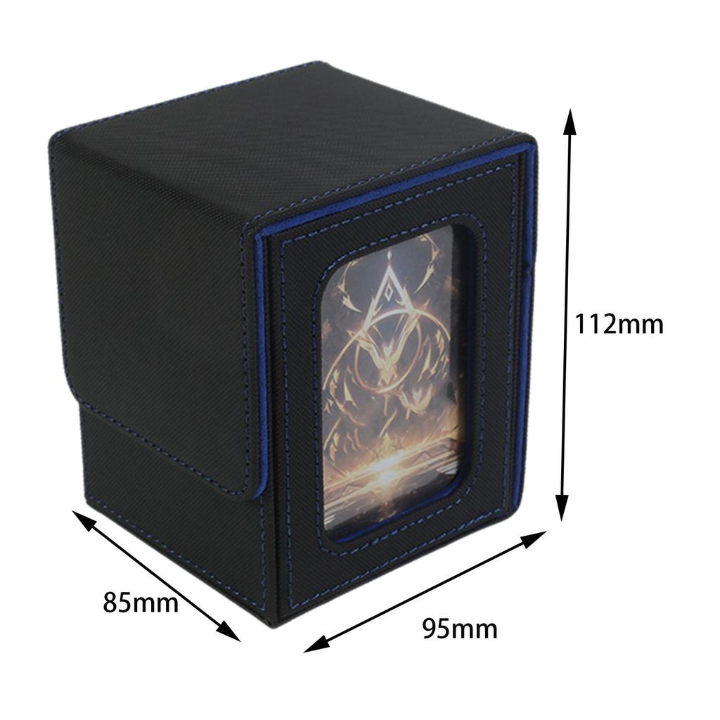 Trading Card Deck Box Card Case Gathering Card Toy for 100+ Cards Decks Case