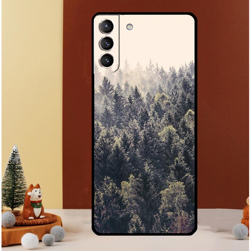 Nature Forest Mountain Case For Samsung Galaxy S24 S26 Ultra S22 S23 S25 Ultra S20 S21 Plus S10 S25 FE Cover Funda