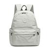 Outdoor Nylon Backpack Women Solid Color Backpack Student Schoolbag