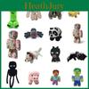 Entzückende Minecraft Plüschtiere mit weichen Creeper-, Enderman- und Wolf-Charakteren