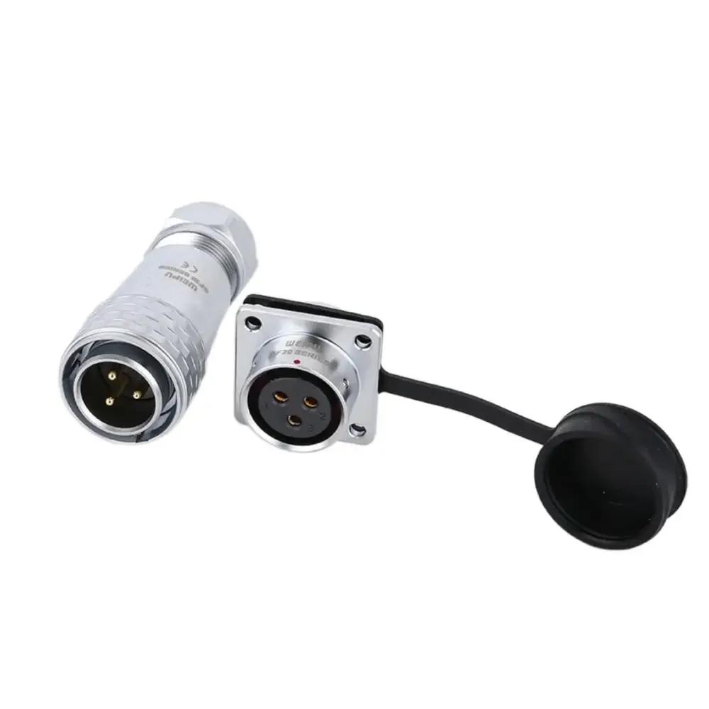 WEIPU SF20 SF2010/P SF2013/S Panel Seat IP67 Waterproof Automotive Circular Connector 2 3 4 5 6 7 8 9 12 15Pin Charger Adapter