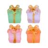 6PCS DIY Crafts Xmas Luminous Small Figurines Car Small Ornaments  Christmas Home Decoration
