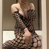 Elastiklik Açık Kasık Vücut Çorapları Kadın Erotik Giyim Tayt Seksi Balık Ağı Külotlu Çorap Büyük Beden Şeffaf Yetişkinler Egzotik Bodysuit İç Çamaşırı
