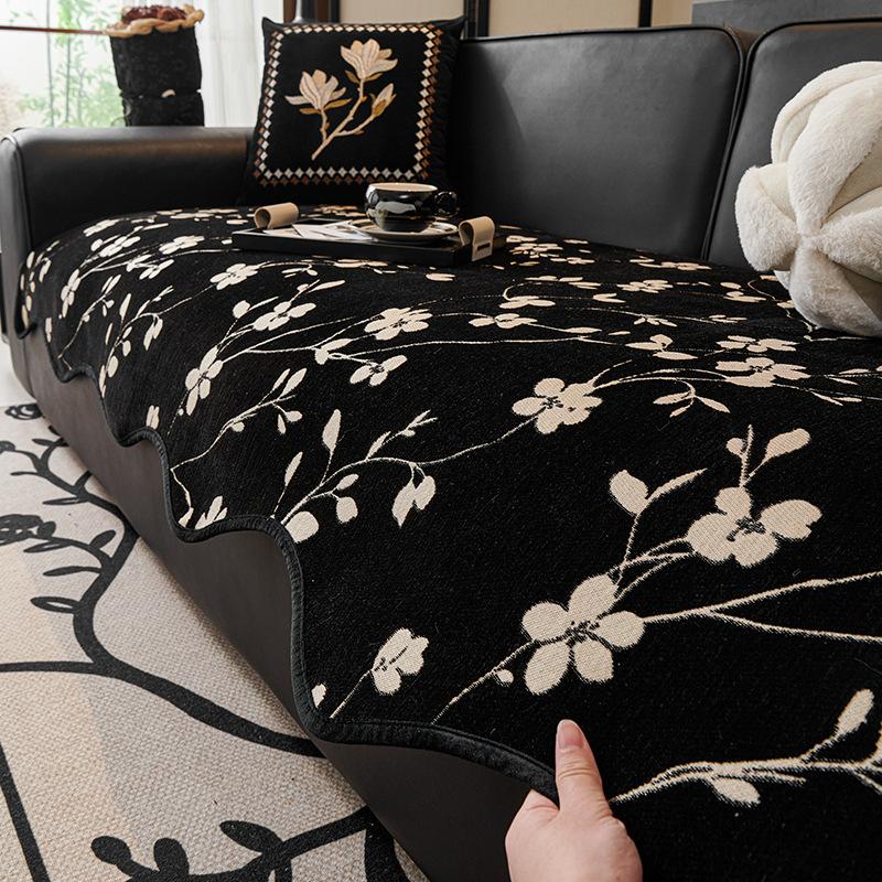 Premium Sofa Cushion New Four-Season Universal Straight Row Special-Shaped Seat Cushion Fixed Non-Slip Sofa Cover Cloth Towel