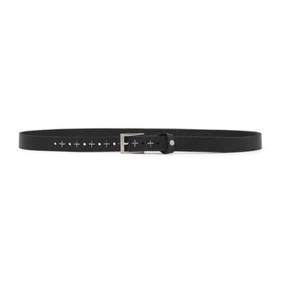 Millo Archive Ether Slim Leather Belt [Black]