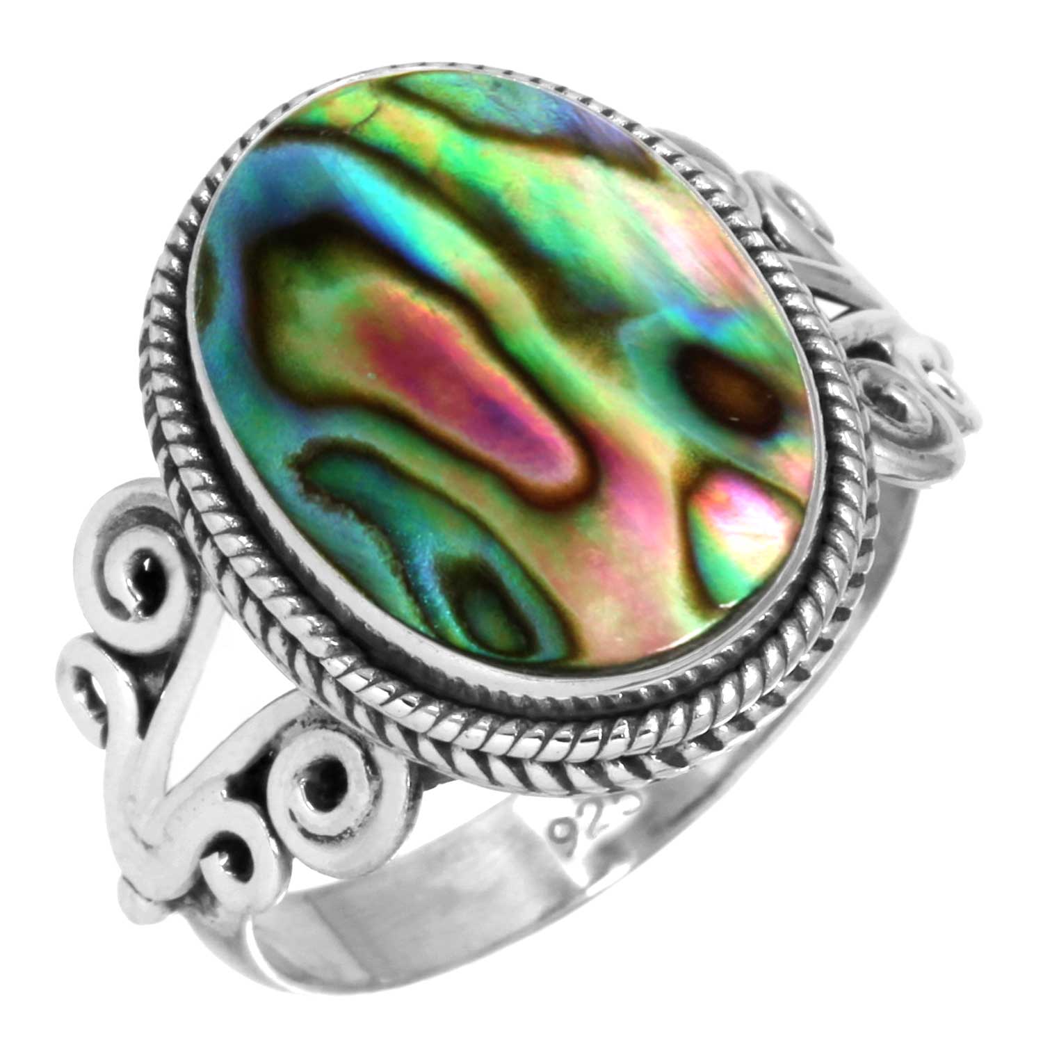 

Кольцо из стерлингового серебра 925 пробы с драгоценными камнями, ювелирные изделия ручной работы, подарок на день рождения, аквамарин, халцедон, ракушка, синий солнечный камень, лабрадорит, пренит, коктейль 8.5