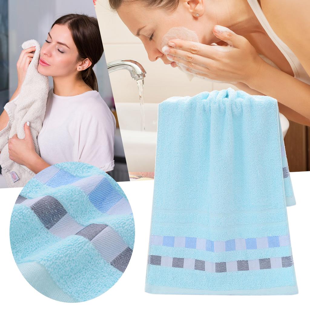 1 Pc Absorbent Bath Towel Soft Face Towel for Home Striped Pattern Towel Set Soft Hand Towel Bath Towel Quick Drying Towels