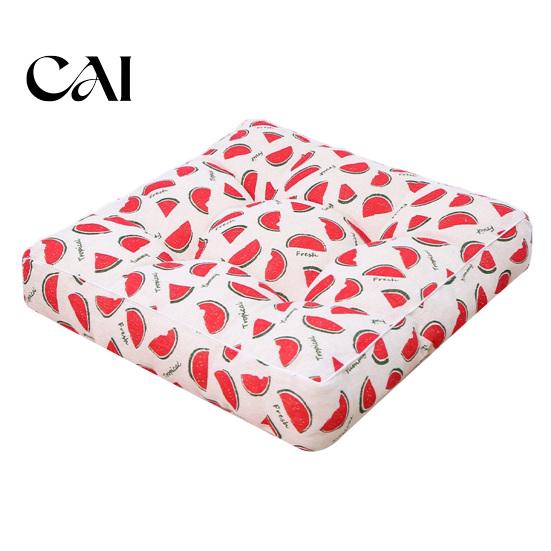 Universal Chair Cushion for Home Office Modern Stylish Cushion, Ultra Soft Square Geometric or High-elastic PP Cotton Pad Plant Prints, 15.75"x15.75"