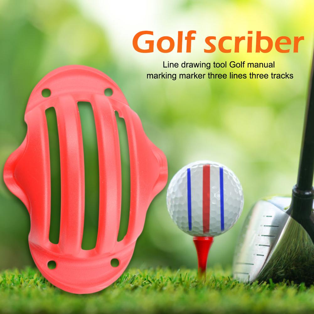 Golf Ball Line Liner Marker Pen Template Alignment Marks Tool Aid Golf Equipment for Outdoor Exercise Sport Ornaments
