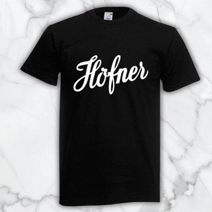 Hofner Guitars Men s Black Graphic T Shirt Freeships XXXXL