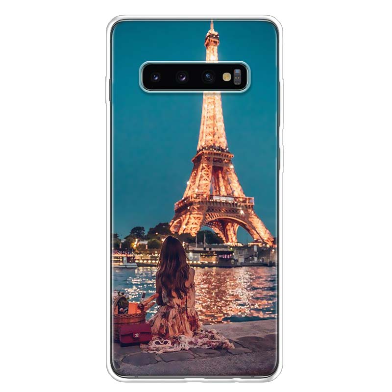 

Red Paris London Eiffel Tower Phone Case Cover For Samsung Galaxy A52 A42 A32 A22 A12 A51 A71 A50 A70 A41 A31 A21S A40 A30S A20E Samsung A20E