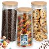 Glass Containers for Loose Products with Lid and Seal 1.4 L 3 Pcs.
