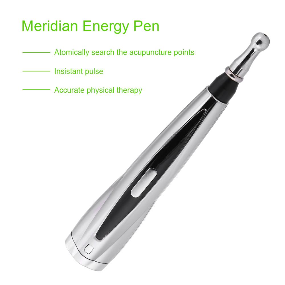Electric Laser Acupuncture Therapy Meridian Energy Pen Body Massager Pain Relief