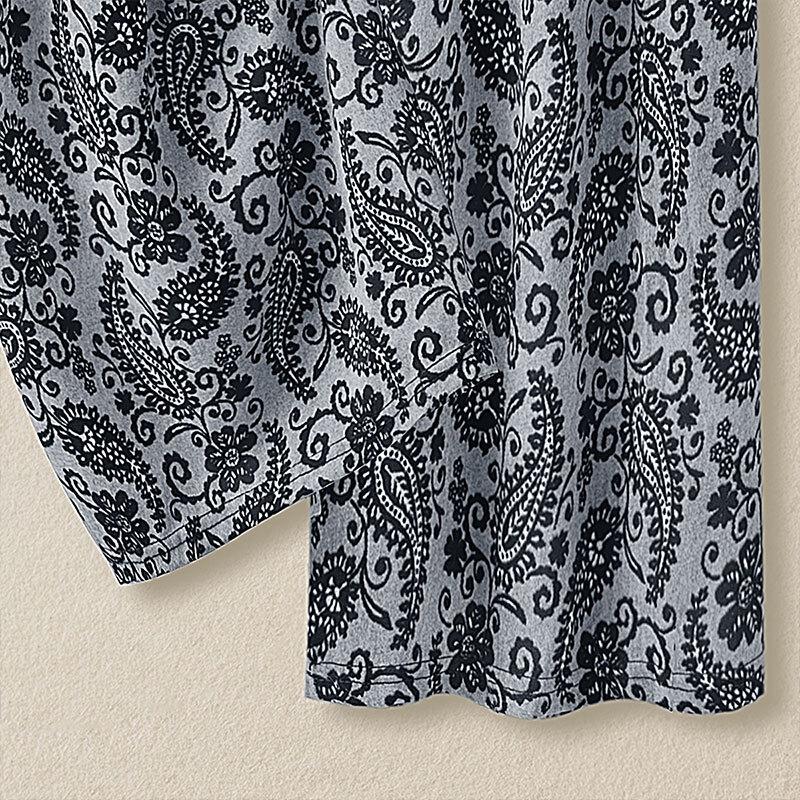 Women's High-Waist Printed Wide-Leg Trousers