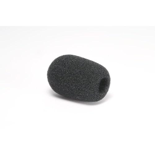 Microphone Sponge Windscreen for Lapel Microphones, Broadcasting, Set of 5, Black, 2.0cm Long