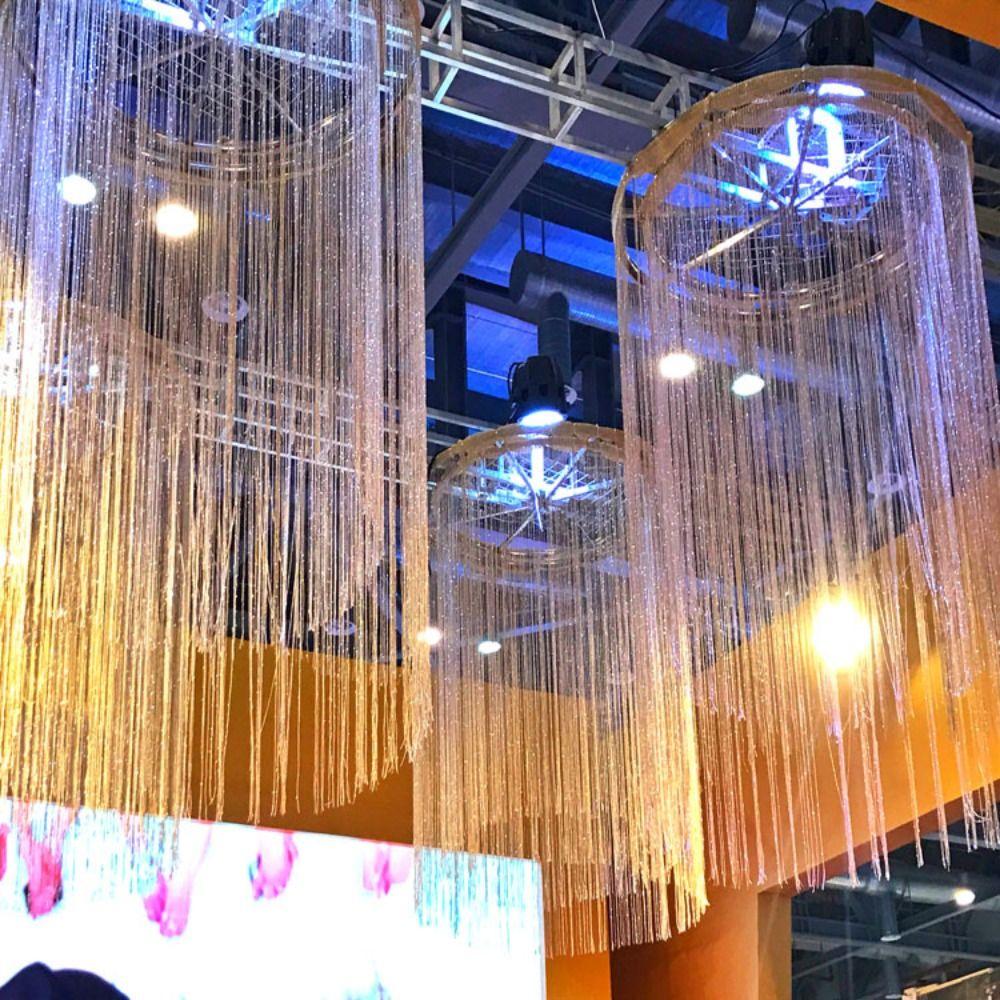 1x2m Window Door Divider Drape  for Home Living Room Cafe Interior Decorations Valance