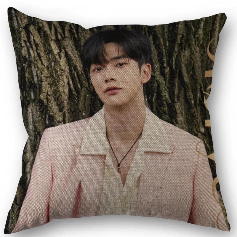 45X45cm Pillow Cover SF9 Rowoon Square Zipper Cotton Linen Pillow Cases Bedroom Home Wedding Decorative Pillowcase 0913