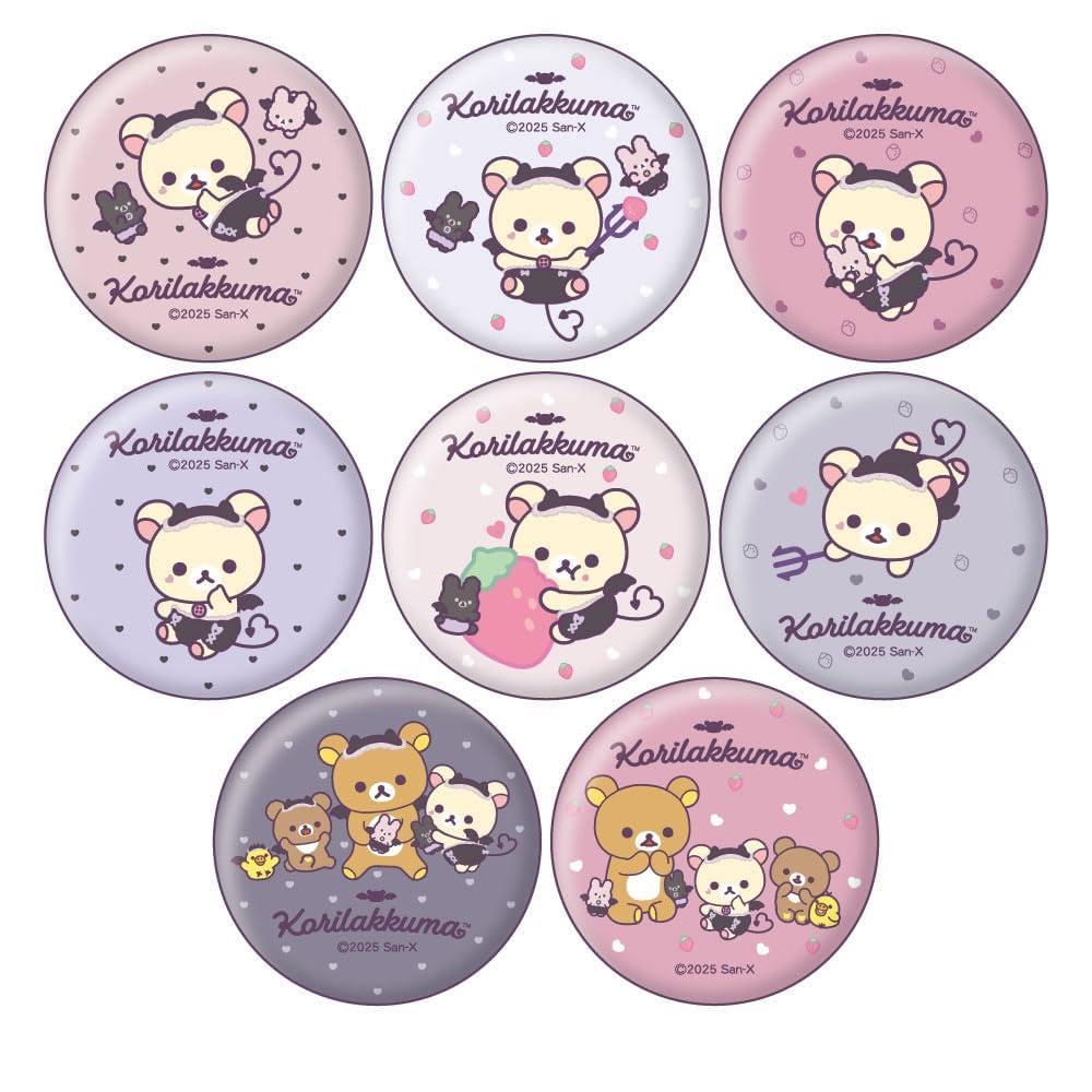 

Xebec Rilakkuma Korilakkuma Little Devil Badge 1 H92 x W75 x Tin Collection, Box, Approx. D75mm,