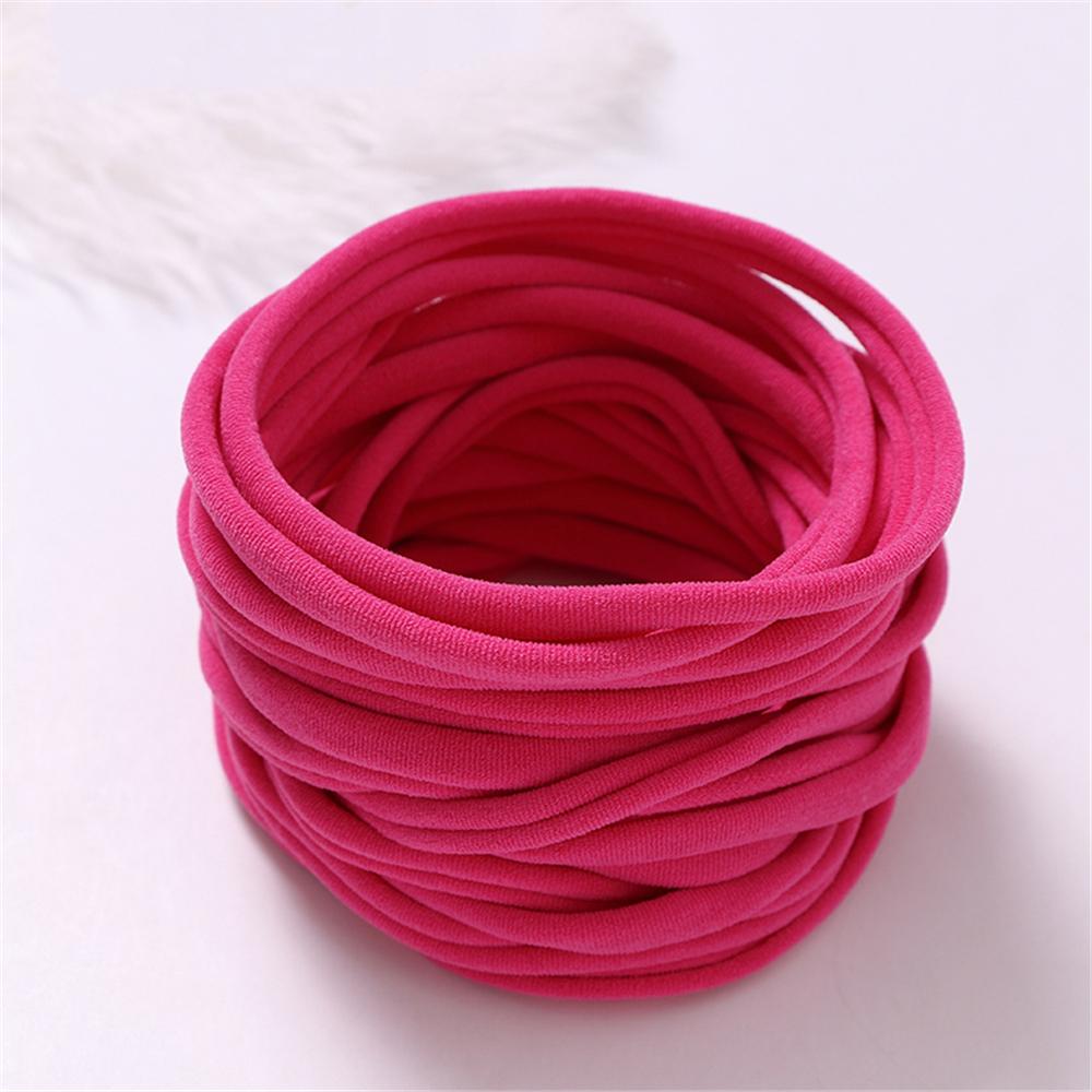 20 Stück/Los Baby Mädchen DIY Nylon Stirnbänder Weiches Spurloses Dehnbares Stirnband für Kinder Haarband Mädchen Elastische Haarschmuck
