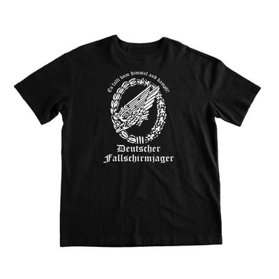 WWII Deutsche Luftlandekrieger Fallschirmjäger Operationen FALLSCHIRMJAGER T-Shirt
