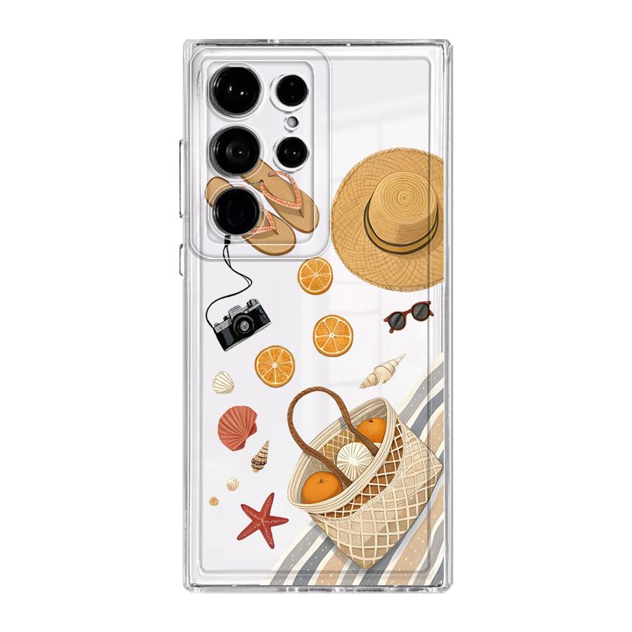 Phone Cover Case for Samsung Galaxy S26 S24 S20 Plus Note 20 Ultra 10 S25 Edge S23 Ultra S21 S22 FE Beach Travel