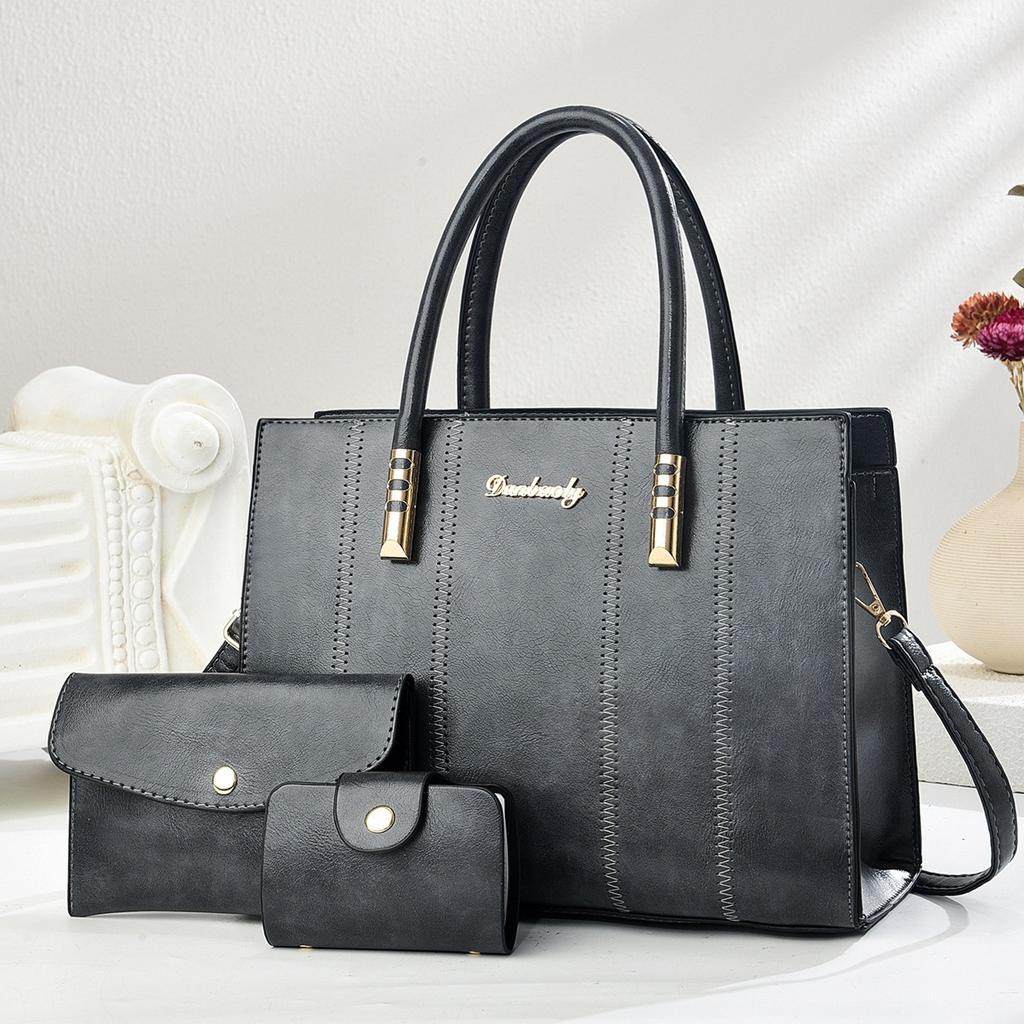 Model Nou Geantă Maternă Culoare Contrast Îmbinată Geantă de Mână de Mare Capacitate Modă Simplă cu Un Singur Umăr Crossbody Temperament Geantă Maternă