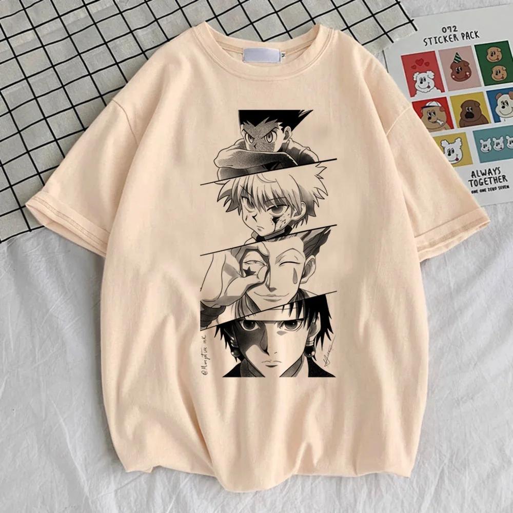 Hunter x Hunter Killua Zoldyck Hisoka Kurapika Gon top tees female Colorful Grunge top tees Trendy harajuku korean clothes