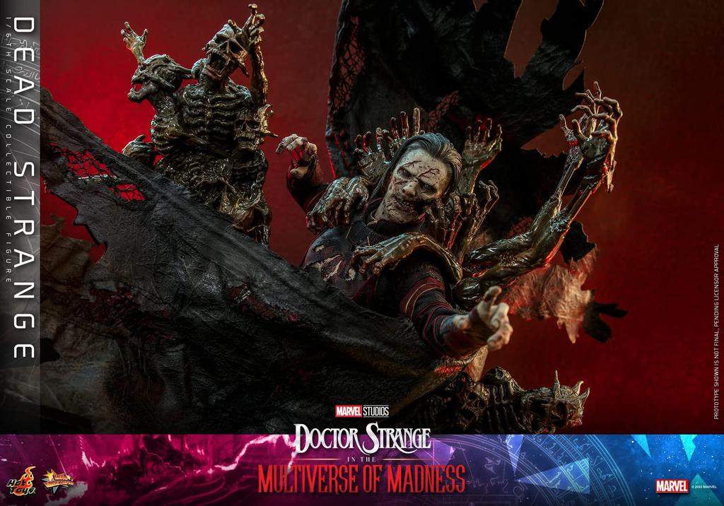 Movie Masterpiece Doctor Strange: The Multiverse of Madness Dead Strange 1/6 Scale Figure, Black, Approximately 31cm Tall, MMS654