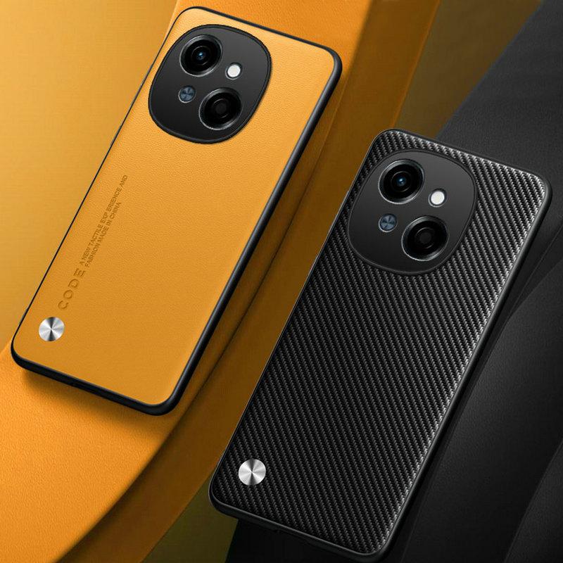 Pro Tecno POP 9 Obyčejný PU kožený kryt pro Tecno POP9 Spark GO 1 2024 Matný silikonový nárazník Anti-Shock Hard Skin Case pro Tecno POP9