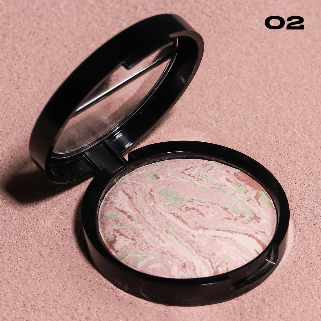 YOUNG VISION 3 w 1 podkład w formie pudru wypiekanego, długotrwały, o pełnym kryciu, lekki, kontrolujący wydzielanie sebum, matowy, zapewniający efekt przez 24 godziny, o delikatnej konsystencji