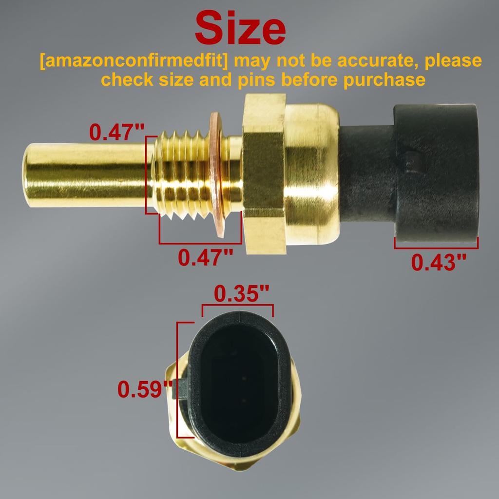 19236568 213-4514 213-4333 Engine Coolant Temperature Sensor for Chevrolet 04-12 Malibu 00-15 Tahoe 06-11 Impala 99-14 Silverado, GMC 99-14 Sierra