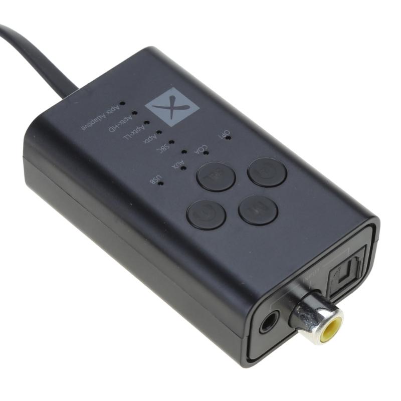 Portable -compatible5.2  Transmitter aptX LL - Adaptive USB 3.5 AUX- Optical Fiber Coaxial Music Adapter