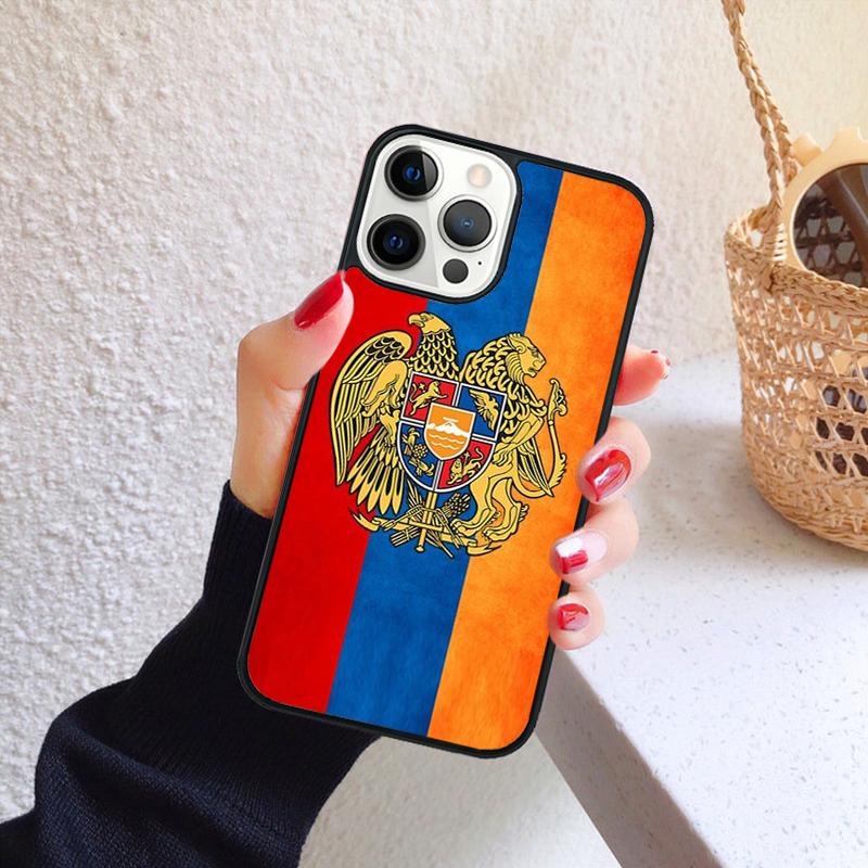 Armenia Coat Of Arms Flag Phone Case for iPhone 17 Air 16 PRO MAX 15 14 PLUS 11 12 13 Back Cover Fundas Shell