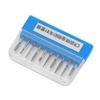 10pcs Dental Bur Set Hospital Clinics Stainless Steel Polishing Dental Bur for High Speed Handpiece