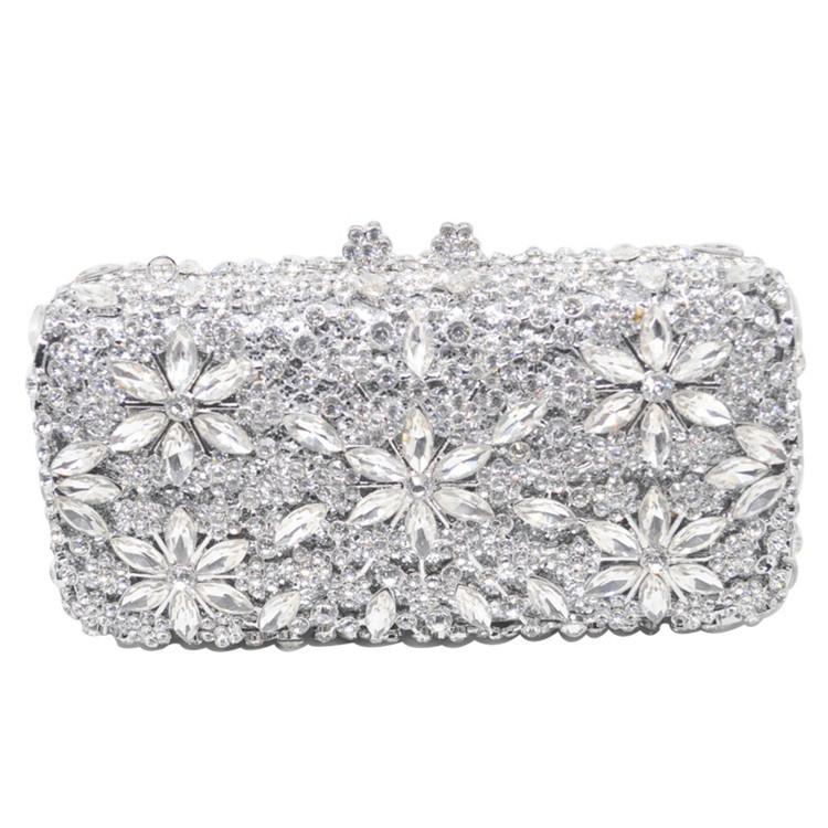 2025 Stone Chain Evening Bags Luxury Handbags Women Rhinestones Clutch Purse For Birthday Designer Crystal Evening Clutches Bags