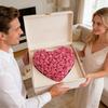 100Pcs Artificial Rose Heads 3.5cm Foam Roses PE Realistic Simulated Flowers for Wedding Party Valentine Gift Home Decoration Bouquet