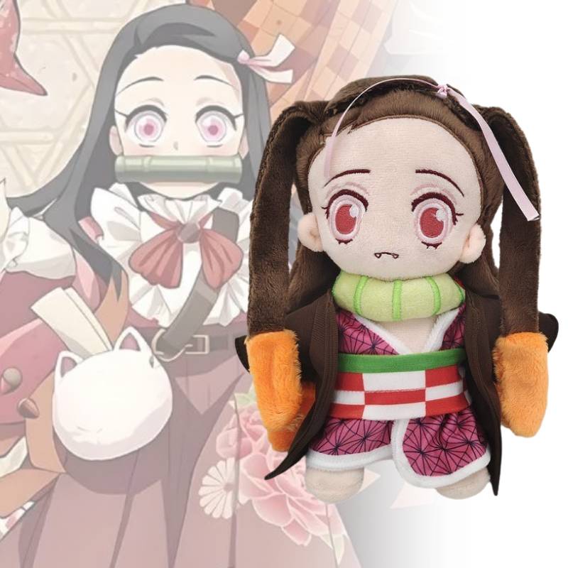 Demon Kamado Slayer Nezuko Plush Toy Stuffed Anime Doll Kids Gift Pp Cotton Fill