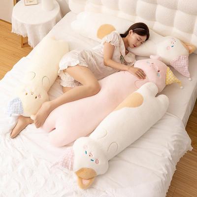 Adorable Cat Long Body Plush Pillow - Sleeping Pillow, Bed Headrest, Sofa Decoration