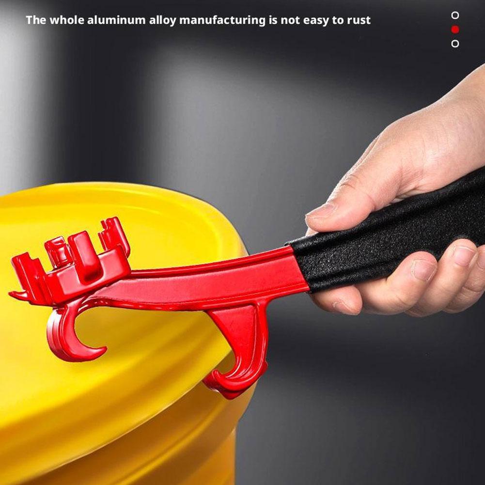 Paint Bucket Open Lid Wrench Industrial-Grade Paint Bucket Wrench Durable Metal Opener For Plastic & Waterproof Barrels