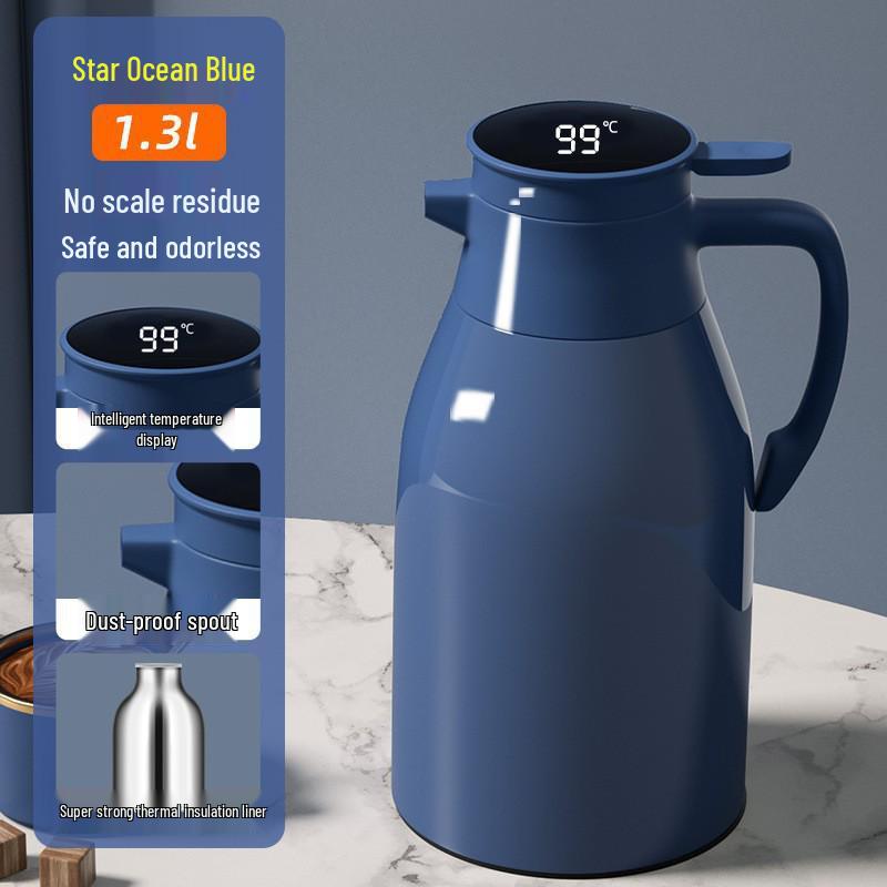 Large Capacity Easy-Clean Thermos Flask and Kettle for Dorms
