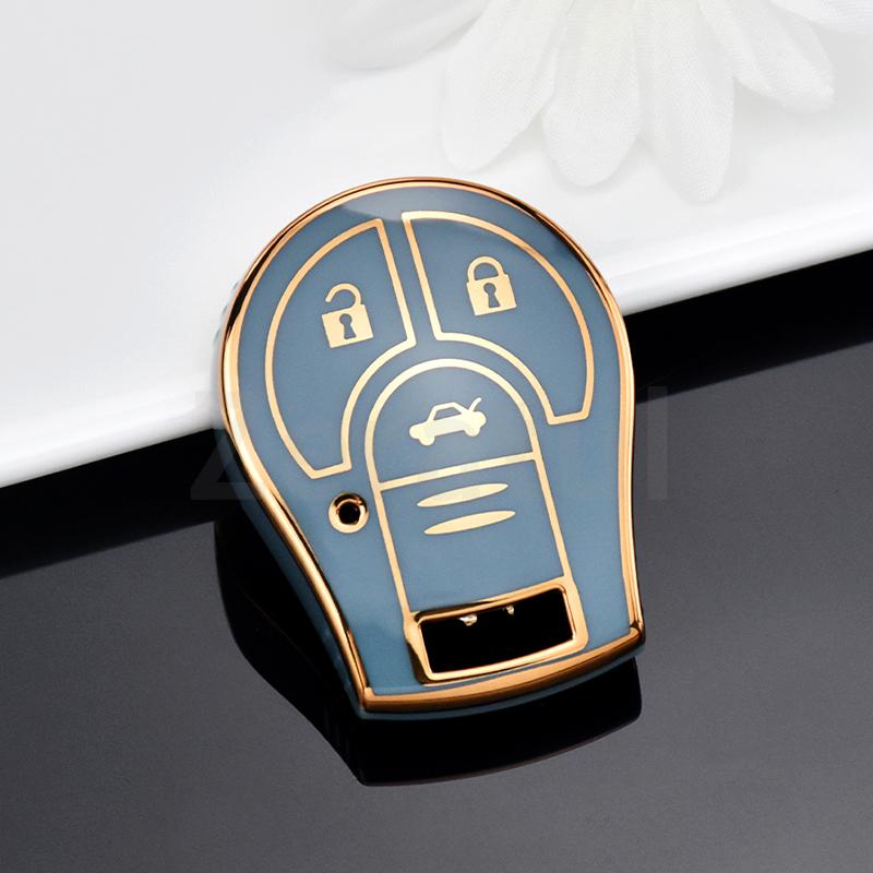 2/3/4Button Car Key Case Cover For Nissan March Tiida Altima Armada Cube Juke Maxima Pathfinder Rogue Shell Fob Holder Protector