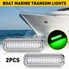 42LED Underwater Boat For MARINE Transom Light 316 Steel Stainless Pontoon Green
