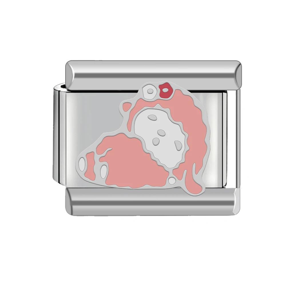 Animal Series Italian Charm Stainless Steel Bracelet 9mm Diy Super Cute